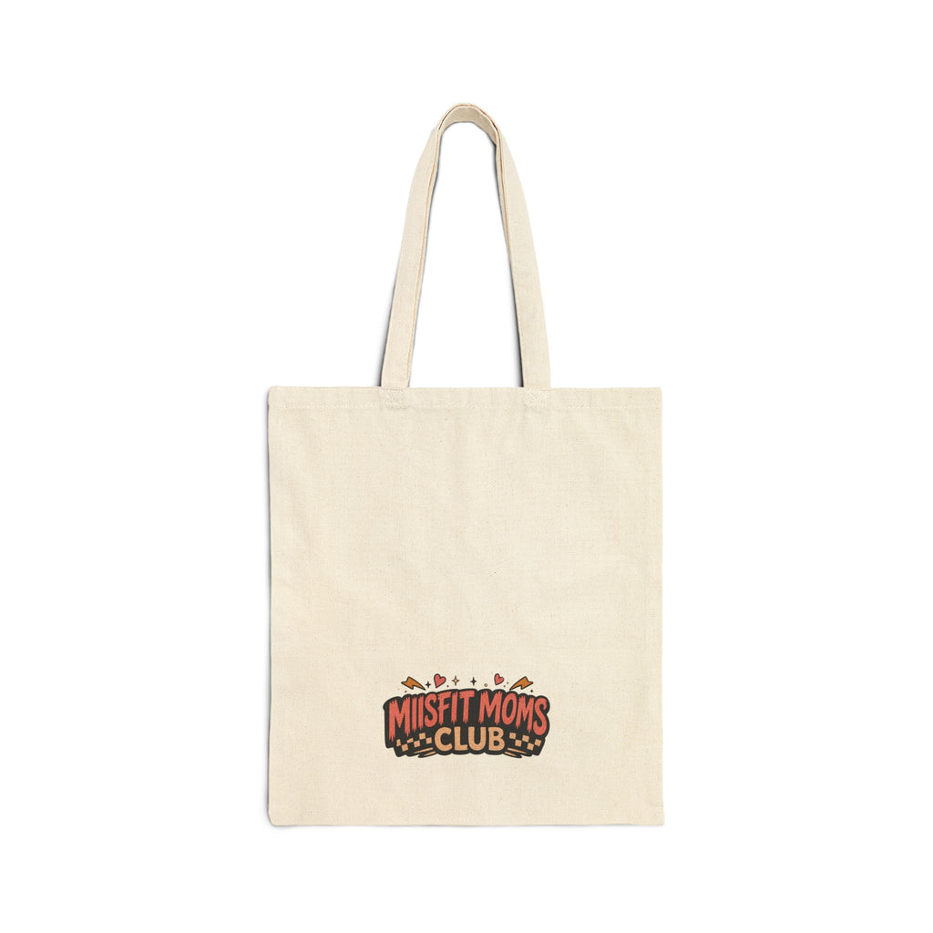 My Playlist Is Older Than My Kids Canvas Tote Bag | Pop Punk Mom Tote | Retro Mixtape Mom Bag