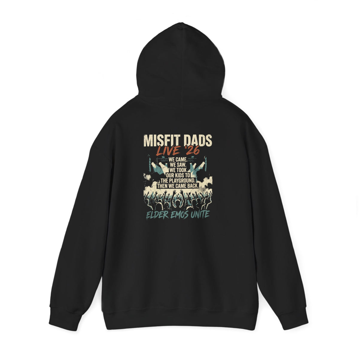 Elder Emo Dad Hoodie Misfit Dads Live Concert Hoodie