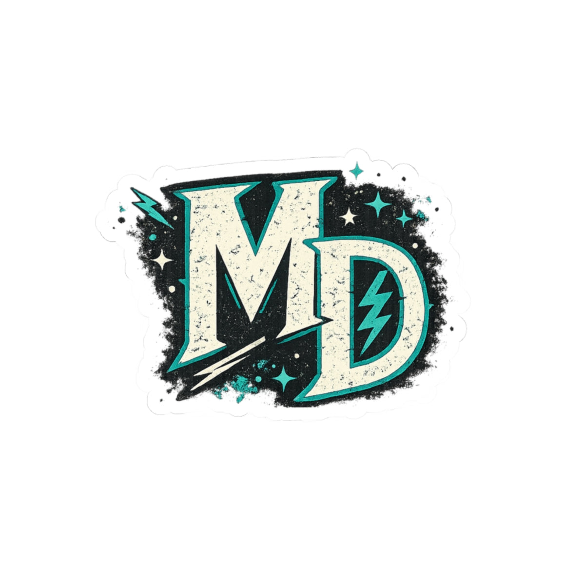 Misfit Dads Kiss Cut Decal - Water Bottle Decal For Rad Dads