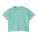 Misfit Moms Club | Too Much Caffeine, Too Little Time | Women's Boxy Crop Tee