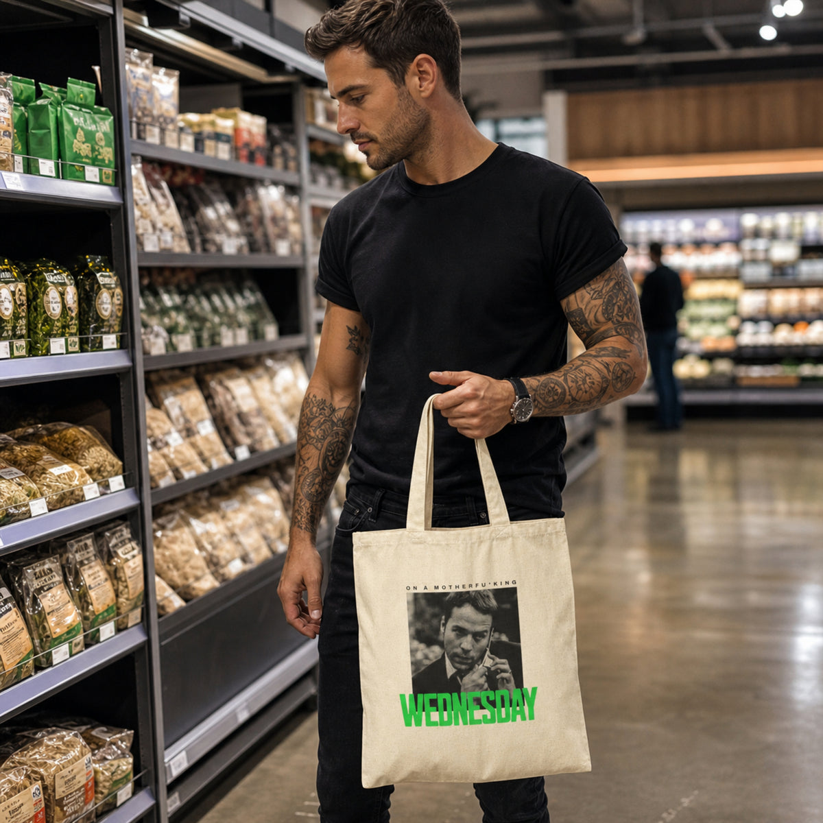 Ari Gold on a Wednesday Tote Bag