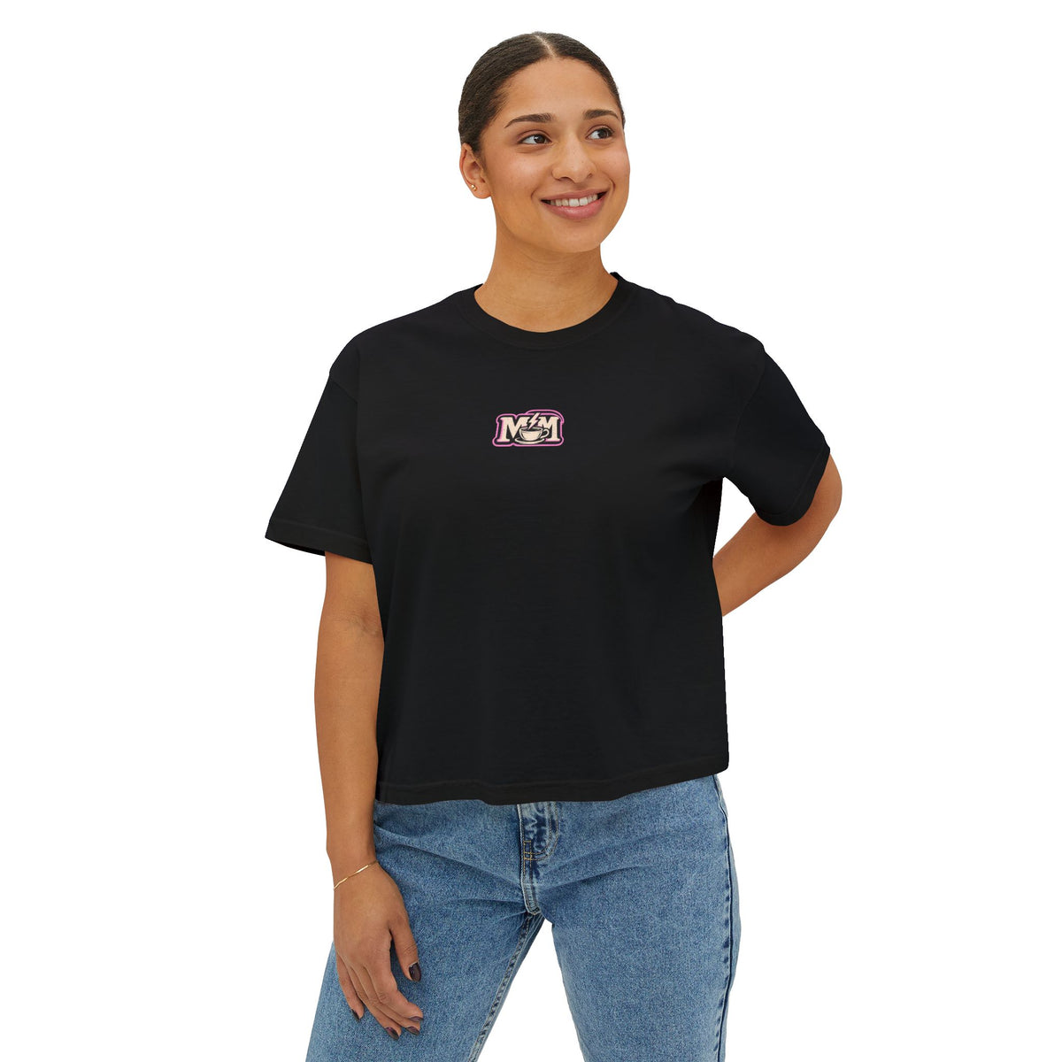 Misfit Moms Rope Drop Tour Tee | Boxy Crop T-Shirt